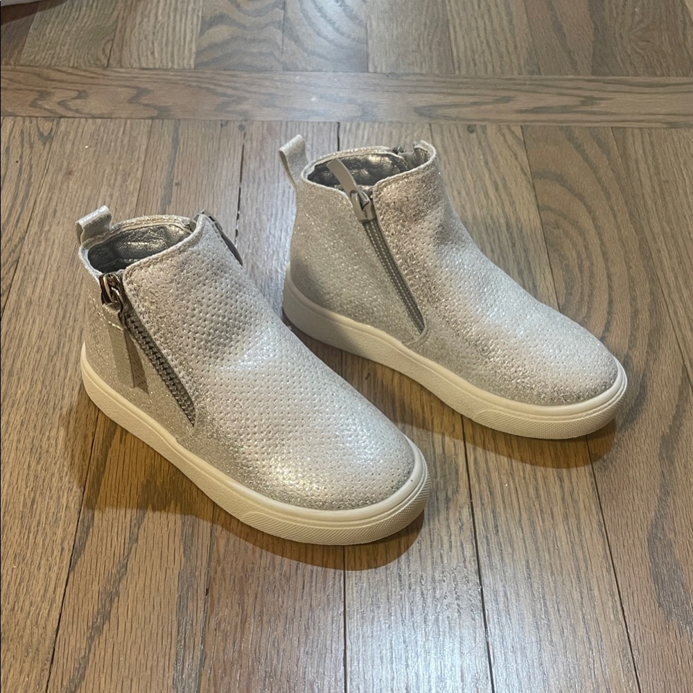Kids Silver Ankle Boot sneakers